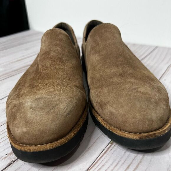 VANELi Taupe Brown Suede Leather Slip On Loafers WIDE - Picture 3 of 9
